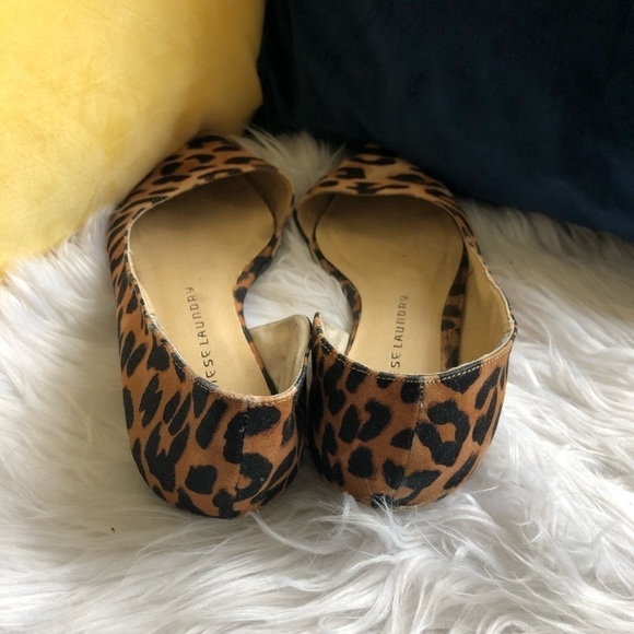 Chinese Laundry Cheetah Print Point Toe Flats - Picture 4 of 6